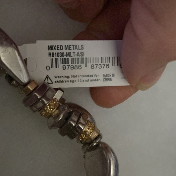 Ruby Road mixed metal necklace and bracelet set NWT - Picture 4 of 4